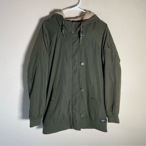 Obey Clothing Fleece Lined Long Jacket